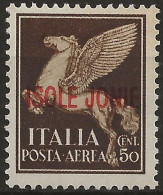 OIJOPA1N - 1941 Occup. Milit. Ital. ISOLE JONIE, Sass. Nr. 1, Francobollo Di P.A. Nuovo Senza Linguella **/ - Ionische Inseln