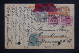 ALLEMAGNE - Entier Postal + Compléments De Elberfeld En 1919 - L 151521 - Postkarten