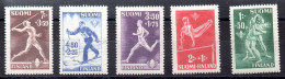 Finlandia Serie Nº Yvert 282/86 ** DEPORTES (SPORTS) - Nuevos