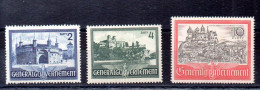 Polonia Gobierno General Serie Nº Yvert 79/81 ** - Gouvernement Général