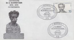 Enveloppe  FDC  1er  Jour    ALLEMAGNE    Centenaire   Naissance   Du   Docteur   Albert   SCHWEITZER    1975 - Albert Schweitzer