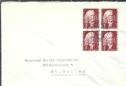 SUISSE 1958: LSC De Genève Pour St Gallen - Covers & Documents