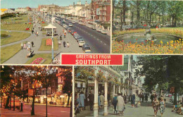 Angleterre - Southport - Multivues - Lancashire - England - Royaume Uni - UK - United Kingdom - CPM Format CPA - Carte N - Southport