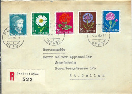 SUISSE 1963: LSC Rec. De Genève Pour St Gallen - Lettres & Documents