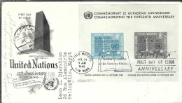 NATIONS UNIES 1960: LSC De New York Pour Heliopolis (Egypte) - Briefe U. Dokumente