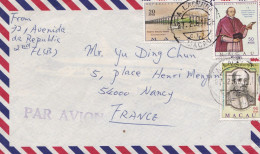 From Macau To France - 60's - Storia Postale