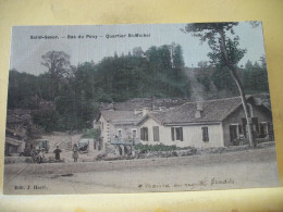 8G 7636 RARE CPA 1908 - 40 SAINT SEVER. BAS DU POUY. QUARTIER ST MICHEL - ANIMATION - Saint Sever