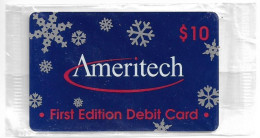 USA - Ameritech (AMT) - Snowflake Trial, First Edition Debit Card, 12.1993, Remote Mem. 10$, 10.000ex, NSB - Other & Unclassified