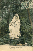 CPA -  PARIS - PARC MONCEAU - STATUE D'AMBROISE THOMAS (COLORISE) - Statuen