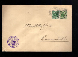 DU 5 A I Von Freudenstadt Nach Cannstatt (Absenderstempel: Stadtschultheissenamt Freudenstadt) - Postal  Stationery