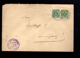 DU 5 A I Von Freudenstadt Nach Cannstatt (Absenderstempel: Stadtschultheissenamt Freudenstadt) - Postwaardestukken