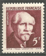 338 France Yv 820 Paul Langevin Physicien Physicist MNH ** Neuf SC (820-1c) - Fysica