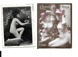 AK85 - CARTES CIGARETTES MELIA - EROSTISME - SEINS NUS - Melia