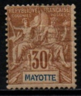 MAYOTTE 1892-9 * PLI-CREASE - Ongebruikt