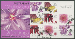 Australien 2005 Wildblumen MH 213 Gestempelt (C29637) - Carnets