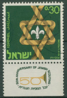Israel 1968 Pfadfinder 424 Mit Tab Gestempelt - Oblitérés (avec Tabs)