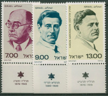 Israel 1979 Persönlichkeiten 805/07 Mit Tab Postfrisch - Ongebruikt (met Tabs)