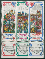 Israel 1976 Freudenfest Purim-Fest 662/64 Mit Tab Gestempelt - Usati (con Tab)