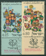 Israel 1968 Unabhängigkeit 420/21 Mit Tab Gestempelt - Oblitérés (avec Tabs)