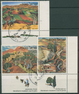 Israel 1982 Landschaftsgemälde 881/83 Mit Tab Gestempelt - Used Stamps (with Tabs)