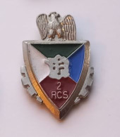 M08 Pin's Armée Militaire 2e RCS 2e Régiment De Commandement Et De Soutien Satory Versailles Achat Immédiat - Armee