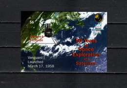 Antigua 2008 Space Research 50th Anniversary S/s MNH - Nordamerika