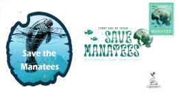 Save Manatees First Day Cover, From Toad Hall Covers!  #2 Of 2 - 2011-...