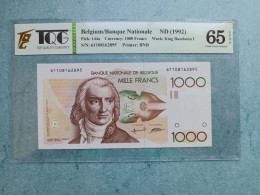 Belgium # P144#Banque Nationale 1000 Francs Gretry 1992 TQG  65 !! - 1000 Frank