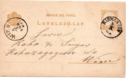 77123 - Ungarn - 1883 - 2Kr GAKte KISMARTON -> WIEN - Lettres & Documents