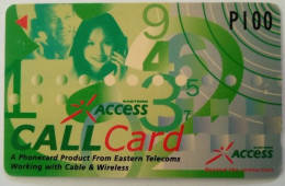 Philippines 320PETA  Eastern Telecoms 100 Pesos Call Card - Philippines