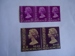 HONG  KONG  USED STAMPS  5  QUEEN 1973 - Autres & Non Classés