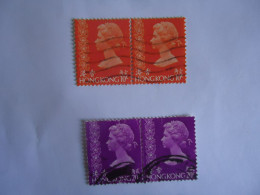 HONG  KONG  USED STAMPS  4  QUEEN 1973 - Autres & Non Classés