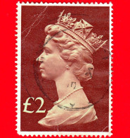 GB  UK GRAN BRETAGNA - Usato - 1977 - Regina Elisabetta II-decimale Machin-dentelatura Normale - Large Machin - 2 - Used Stamps