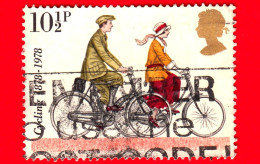GB  - UK - GRAN BRETAGNA - Usato - 1978 - In Bicicletta - 1920 Touring Bicycles - 10½ - Used Stamps