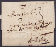 L. Datée 22 Février 1693 De GAND Pour LILLE - Port "3" - 1621-1713 (Pays-Bas Espagnols)