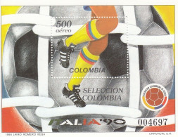 COLOMBIA Block 44,unused - 1990 – Italie