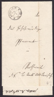 Baden - 1837 Brief LÖRRACH Schw.R2 Mit G.B. Mit Inhalt  (15871 - Other & Unclassified