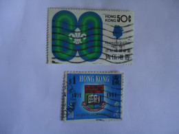 HONG  KONG  USED  STAMPS  ANNIVERSARIES 2 - Other & Unclassified