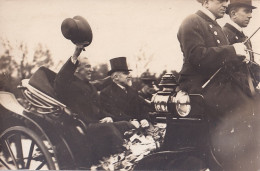 A10-75) PARIS - CARTE PHOTO - LE 13/1/1919 - RECEPTION - LE PRESIDENT WILSON ET MR POINCARRE - ( 2 SCANS ) - Recepciones