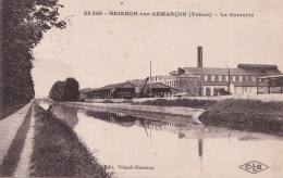 A12-89) BRIENON SUR ARMANCON - YONNE - LA SUCRERIE - EN 1934  - ( 2 SCANS ) - Brienon Sur Armancon