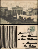 Ansichtskarte Mitte-Berlin Brandenburger Tor Und Pariser Platz 1907 - Brandenburger Tor