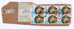 ESPAGNE Bloc De 6 Timbres 1979 à 25 PTA Oblitérés Sur Fragment (2587)_T2490 - Usados