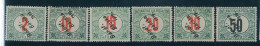 P2974 - HUNGARY BANAT BACSKA INVERTED OVERPRINTS ON BASIC TAX STAMPS, MICHEL PORTO 1/6 IN MNH CONDITION - Banat-Bacska