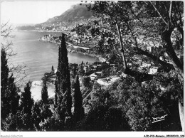 AJDP10-MONACO-1049 - MONACO - La Principauté Vue De Roquebrune  - Tarjetas Panorámicas