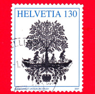 SVIZZERA - Usato - 2006 - Viaggio In Famiglia - Silhouette - Découpage - 130 - Used Stamps