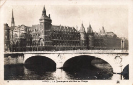 FRANCE - Paris - La Conciergerie Et Le Pont Au Change - Vue Générale - Vue Sur Le Pont - Carte Postale Ancienne - Bridges