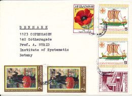 Bulgaria Cover Sent To Denmark 21-12-1978 With More Topic Stamps Very Nice Cover - Lettres & Documents
