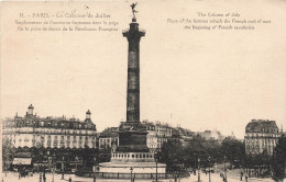 FRANCE - Paris - La Colonne De Juillet - Emplacement De L'ancienne Forteresse - Carte Postale Ancienne - Statues