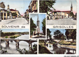 CAR-AANP7-82 CPSM-0625 - SOUVENIR DE GRISOLLES - 15x10cm - Grisolles