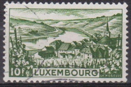 Paysage - LUXEMBOURG - La Moselle - N° 407 - 1948 - Oblitérés